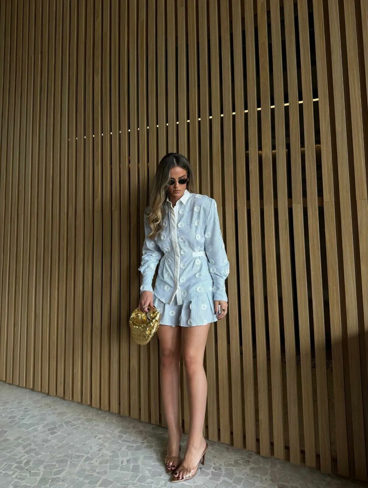 Imagem de Conjunto Nair Listrado Cloude